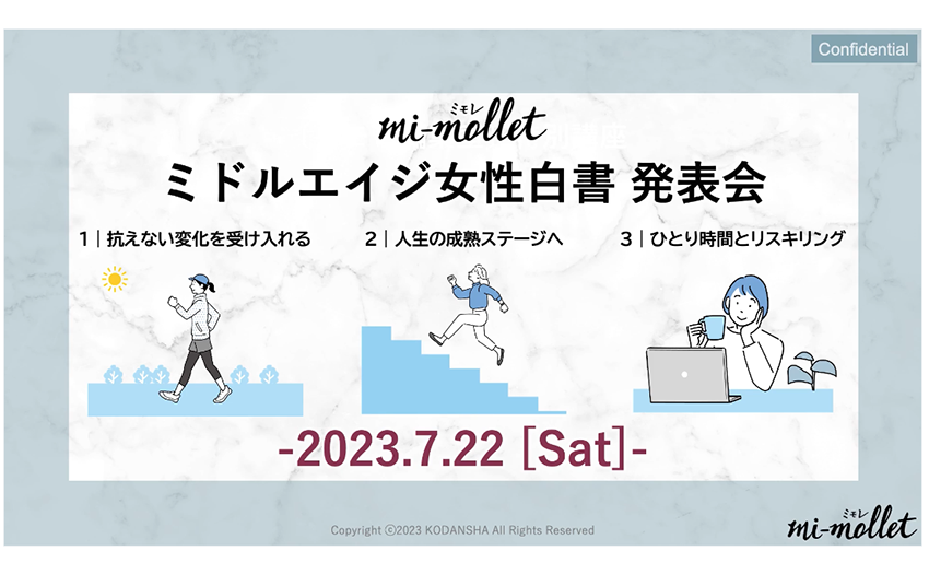 ミドルエイジ女性のインサイトが浮き彫りに ── mi-mollet「ミドルエイジ女性白書　発表会」レポート