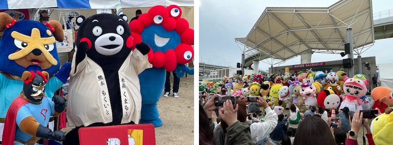 2025年4月12日　大阪府泉佐野市「ご当地キャラEXPO in りんくう」にて