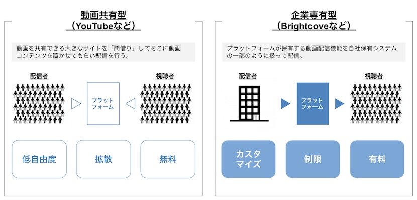 動画プラットフォームの種類