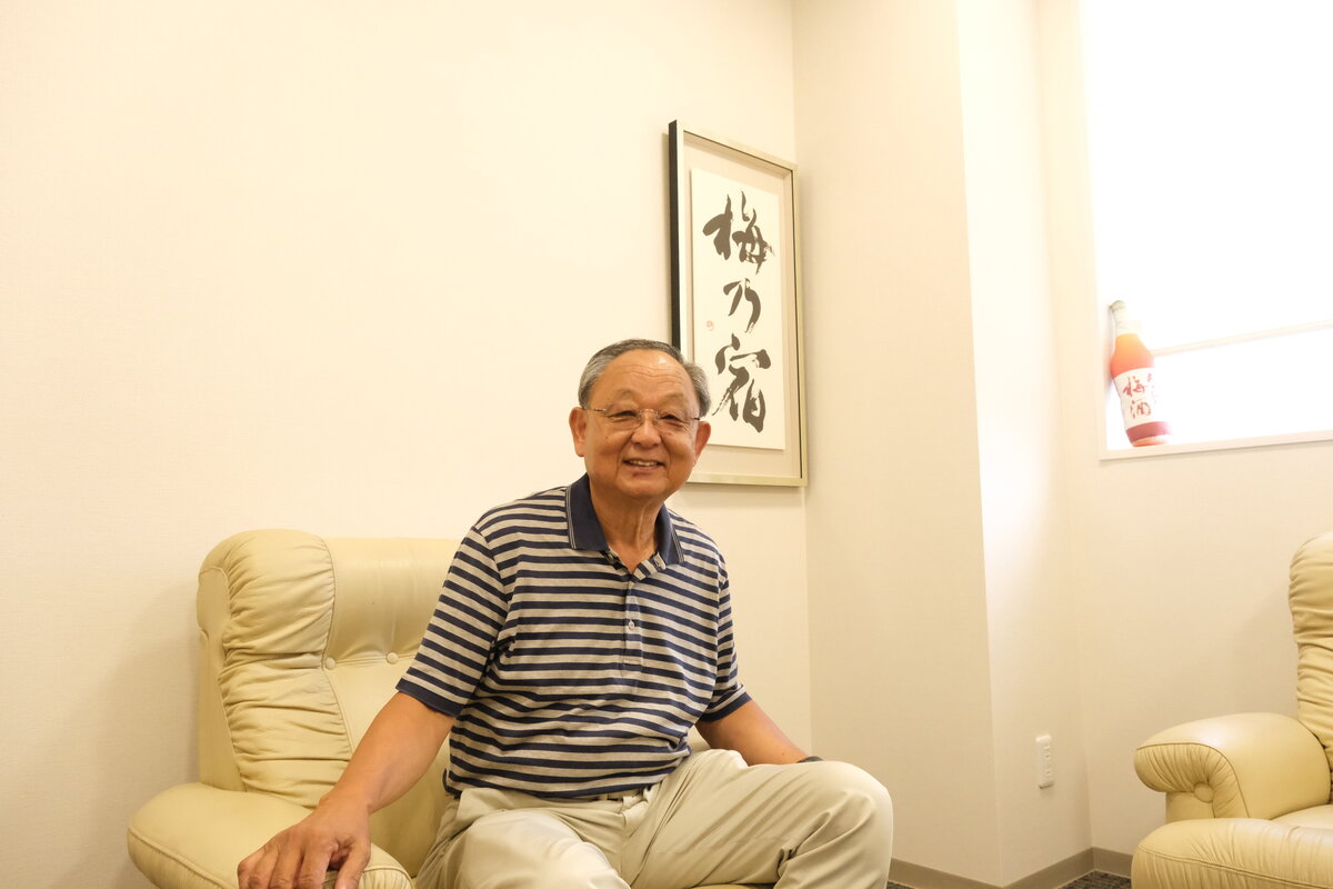 佳代さんの背中を押してくれた、父・梅乃宿酒造4代目の吉田 暁さん