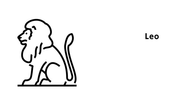 獅子座イラスト