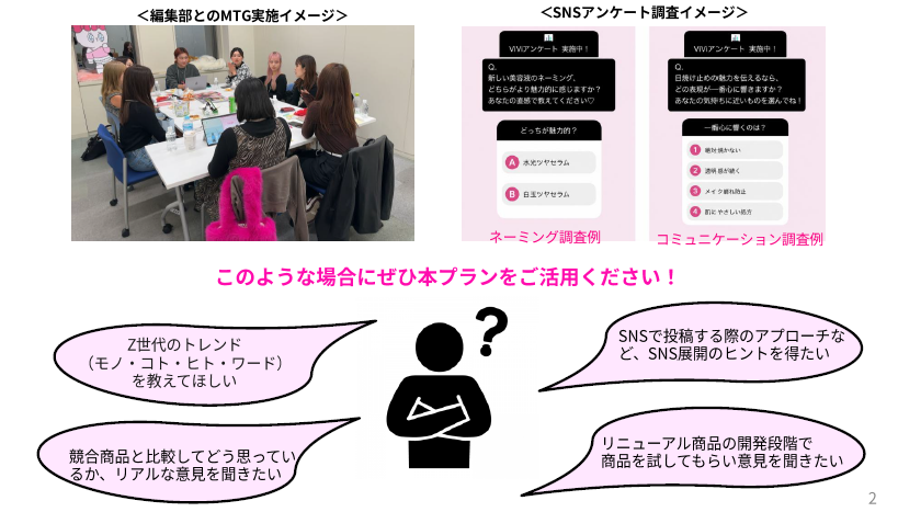 コンサル＆インサイト発掘に！ViVi編集部トレンドラボプランをリリース