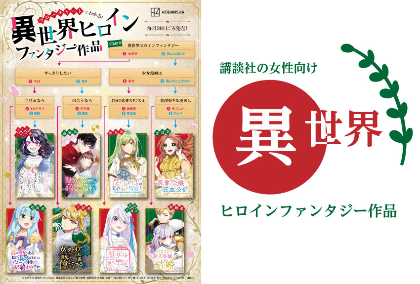 女性読者急増中！　いま勢いのある、講談社の女性向け「異世界ヒロインファンタジー」作品をご紹介！