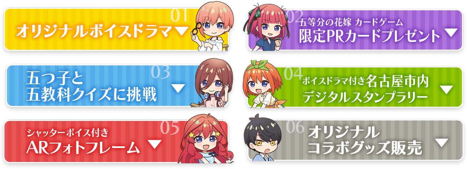 JR東海「推し旅」× TVスペシャルアニメ『五等分の花嫁＊』 マンガIP