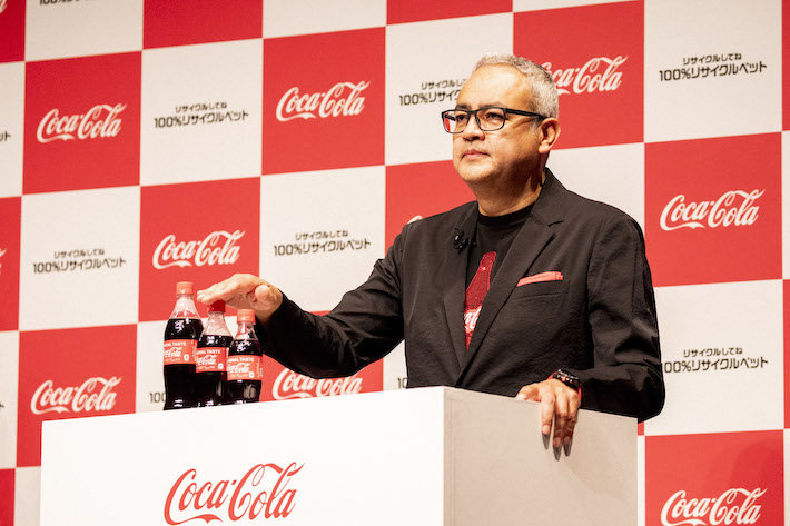 日本コカ・コーラ代表取締社長のホルヘ・ガルドゥニョ氏