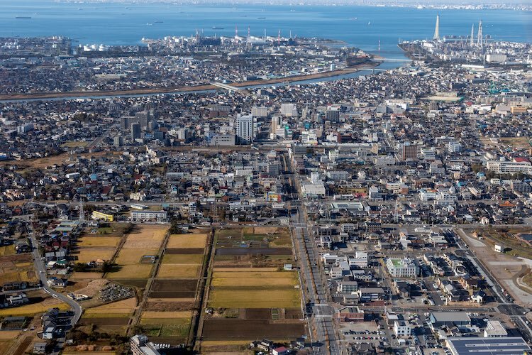 市原市空撮写真